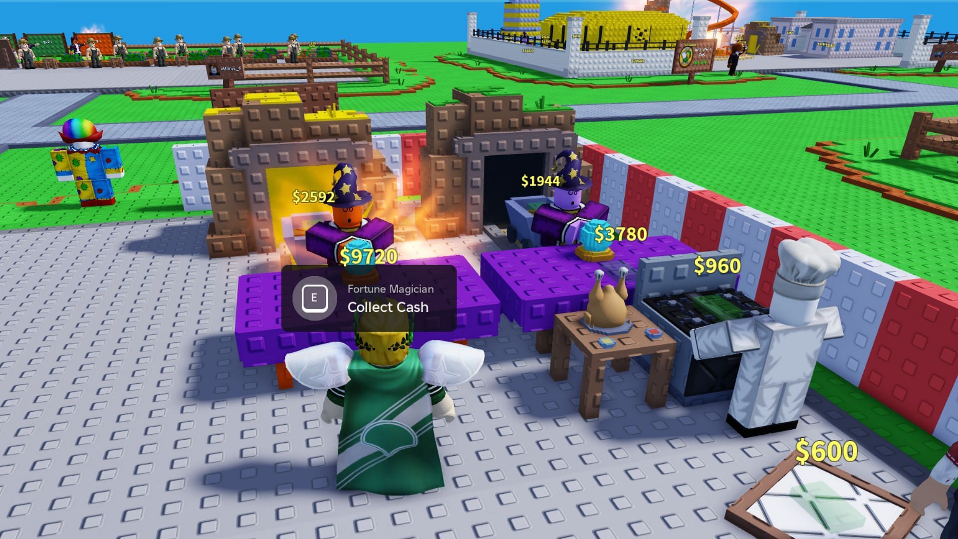 Higher rarity employees generate more cash (Image via Roblox)